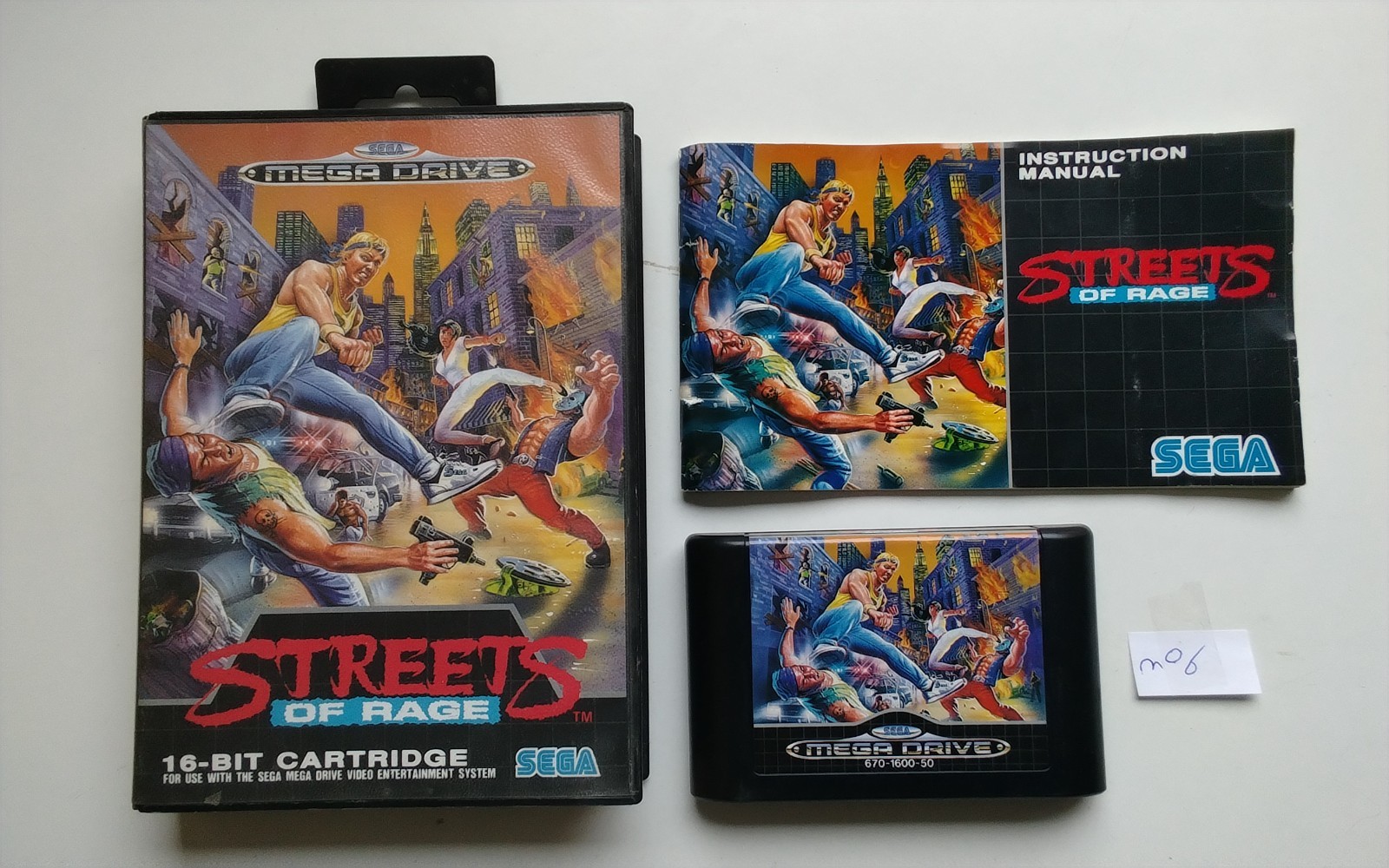 Streets of Rage Complet sur SEGA Megadrive  